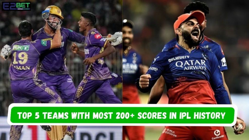 Most 200+ Scores in IPL
