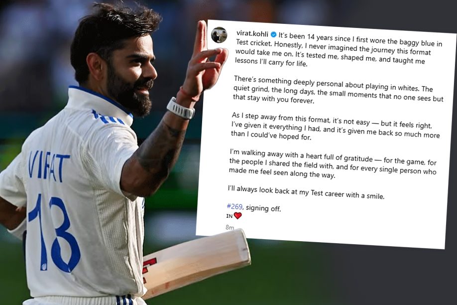 Virat Kohli Announces Retirement from Test Cricket