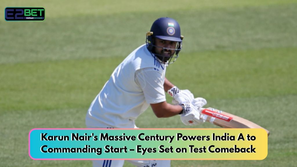 Karun Nair's Massive Century