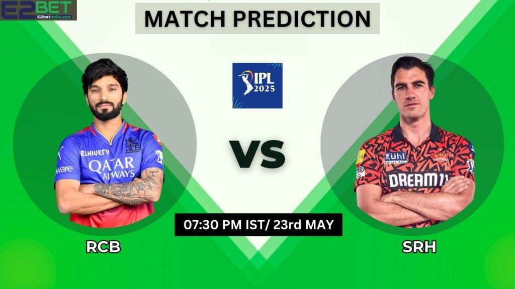 RCB vs SRH Head-to-Head