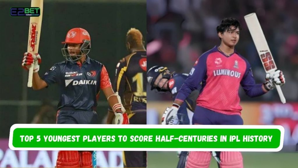 Youngest Players to Score Half-Centuries in IPL