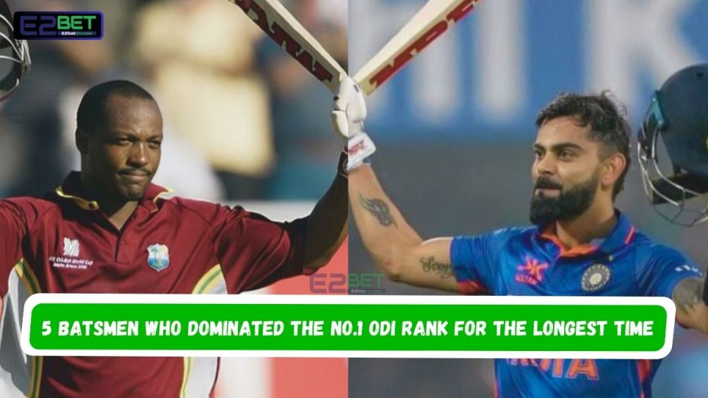 No.1 ODI Rank for the Longest Time