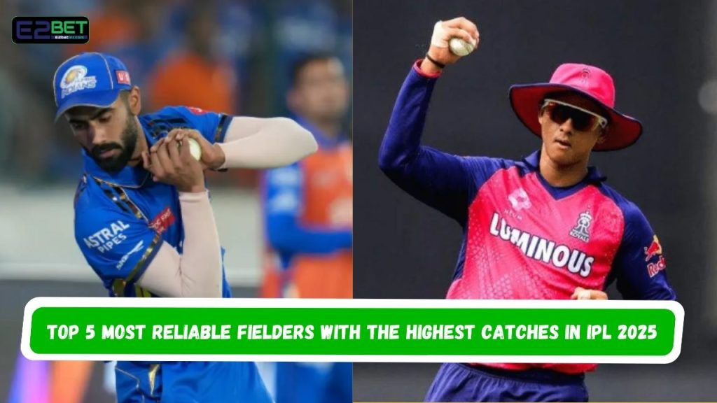 Fielders with the Highest Catches in IPL 2025