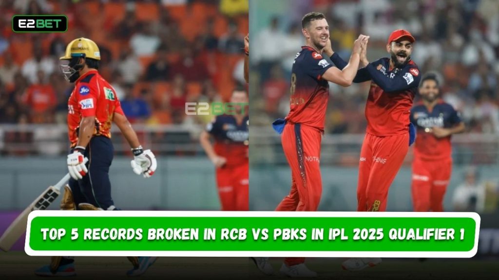 Records Broken in RCB vs PBKS in IPL 2025