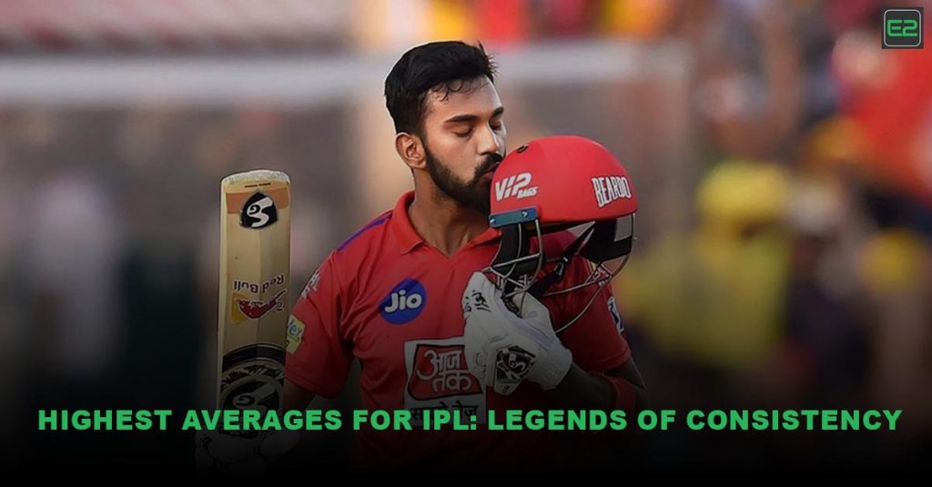 Highest Averages for IPL