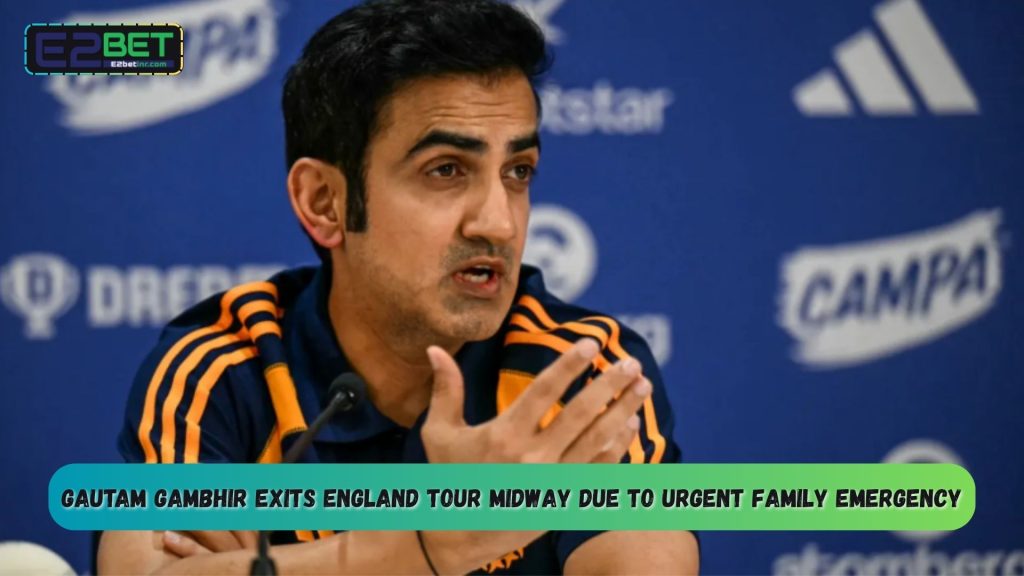 Gautam Gambhir Returns Home