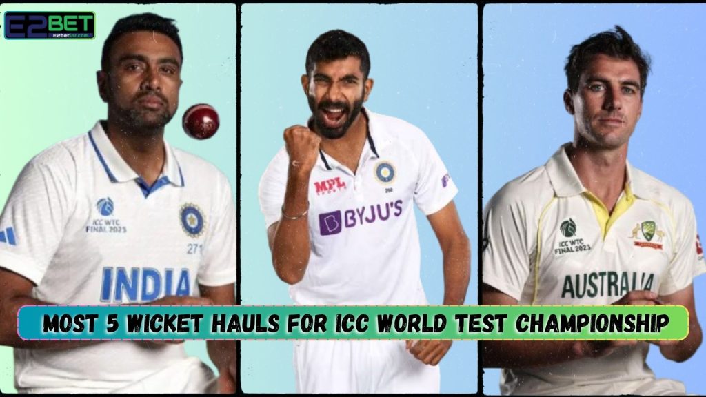 Most 5 Wicket Hauls for ICC World Test Championship