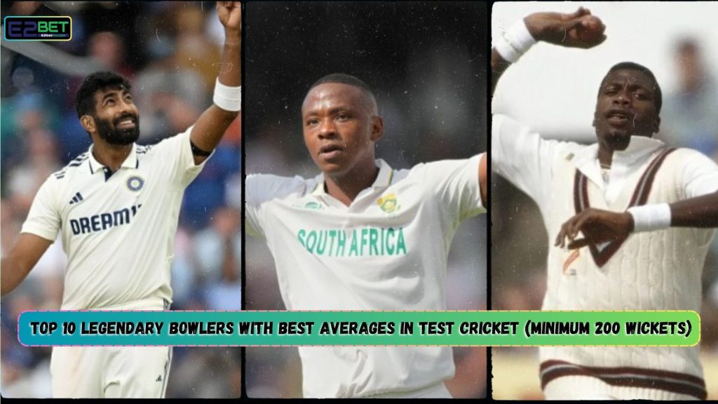 Bowlers with Best Averages in Test Cricket