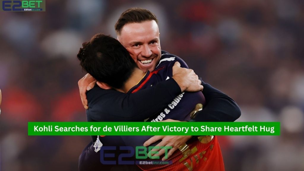 Kohli Searches for de Villiers After Victory