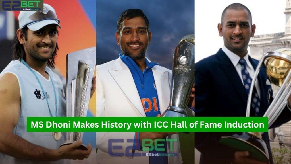 MS Dhoni Makes History with ICC Hall of Fame