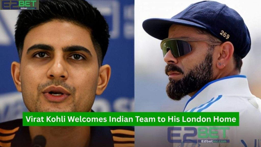 Kohli Welcomes Indian Team to His London Home