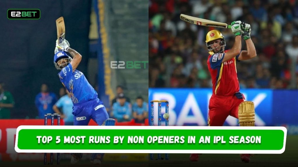 Most Runs by Non Openers in an IPL Season