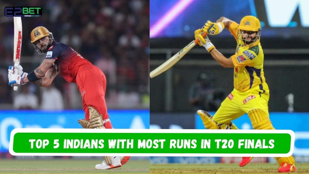 Indians With Most Runs In T20 Finals