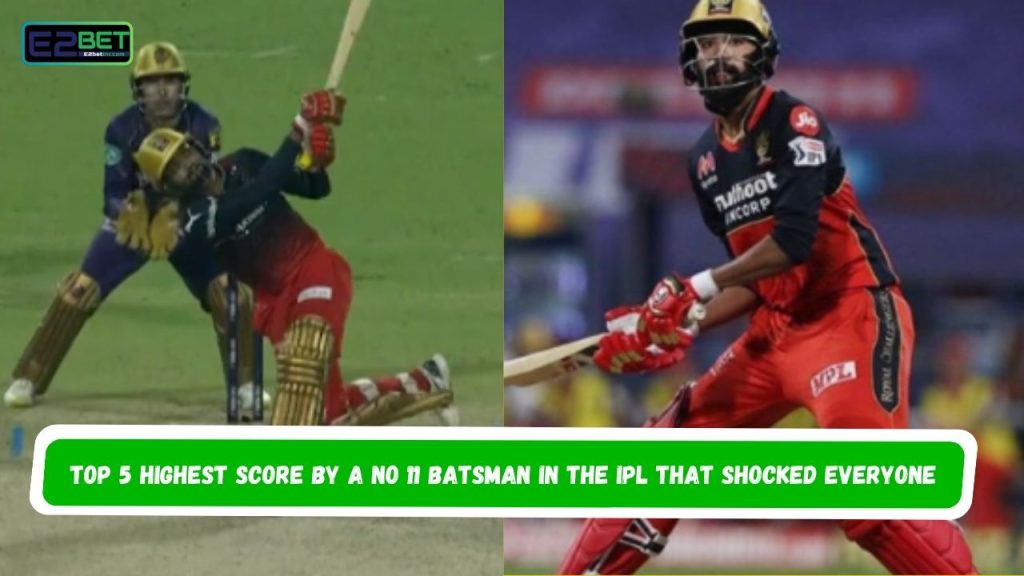 Highest Score by a No 11 Batsman in the IPL