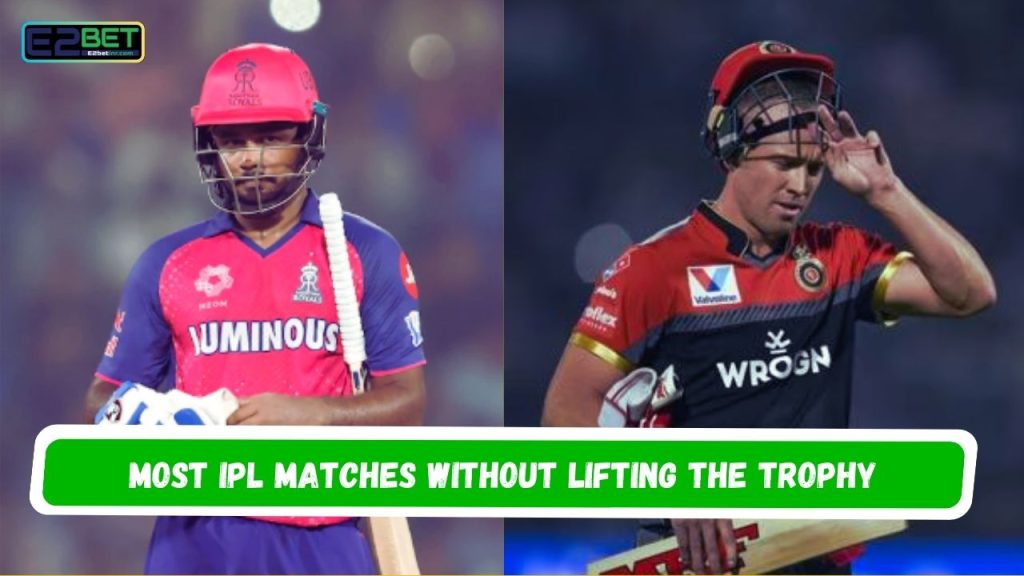 Most IPL Matches Without Lifting the Trophy