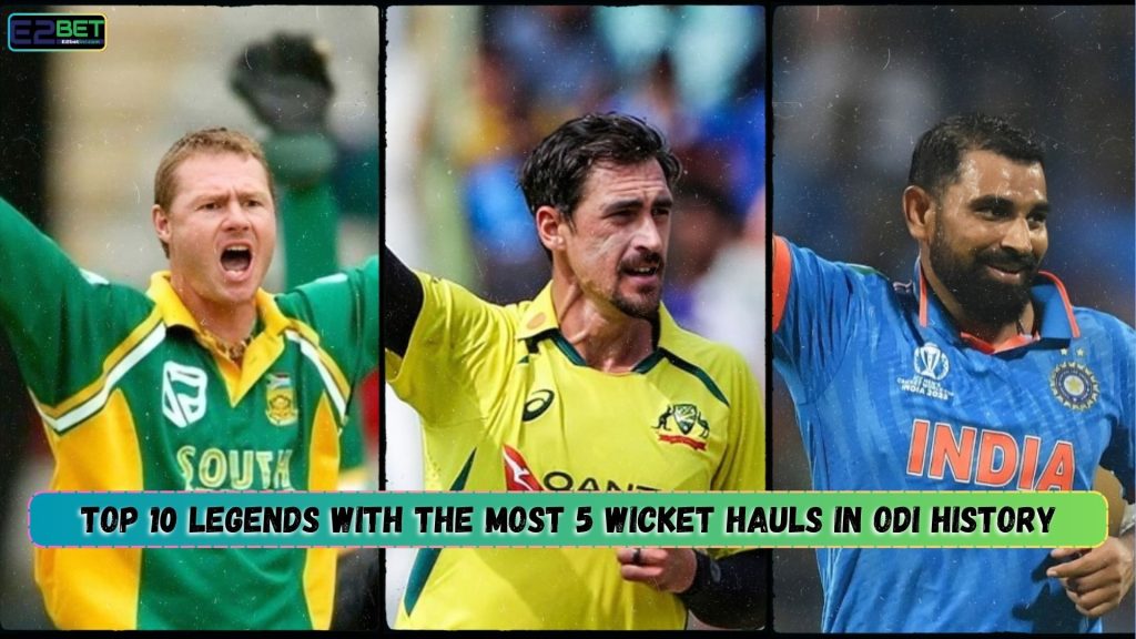 Most 5 Wicket Hauls in ODI