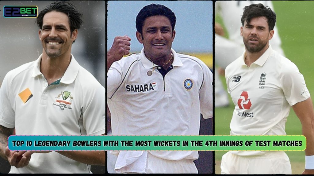 Most Wickets in the 4th Innings of Test