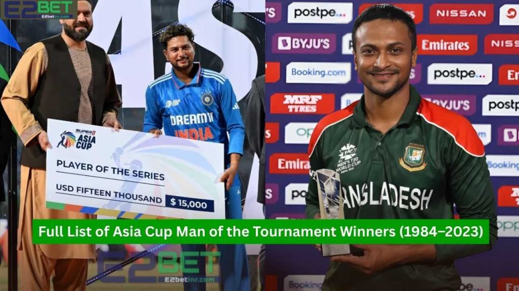 Full List of Asia Cup Man of the Tournament Winners