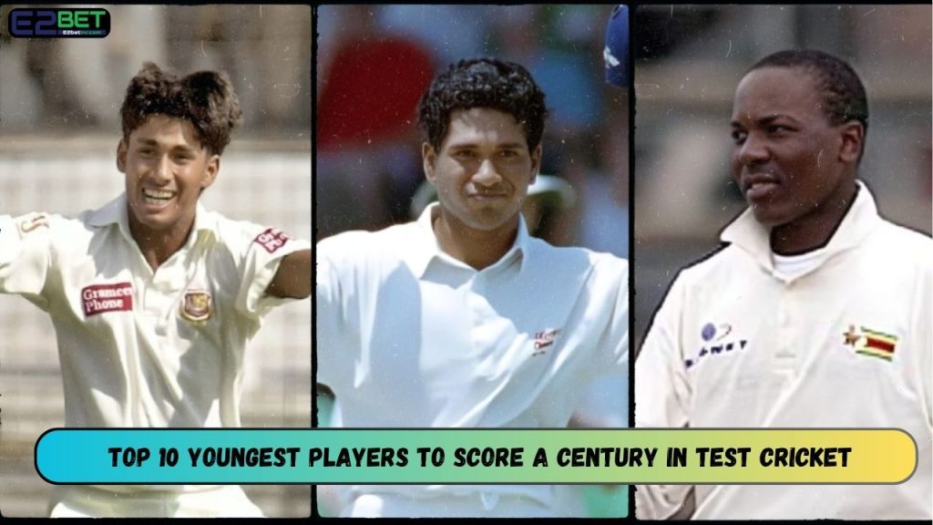Youngest Players to Score a Century in Test