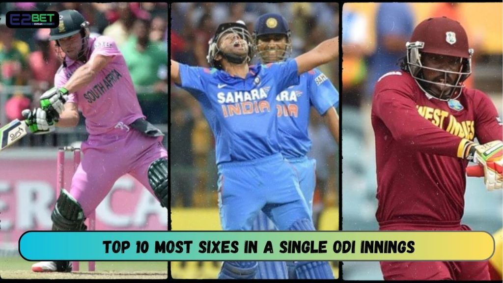 Most Sixes in a Single ODI Innings