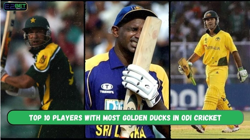 Most Golden Ducks in ODI