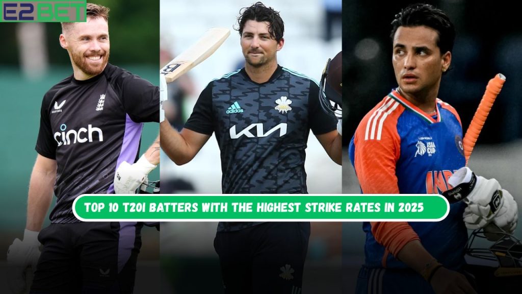 T20I Batters with the Highest Strike Rates
