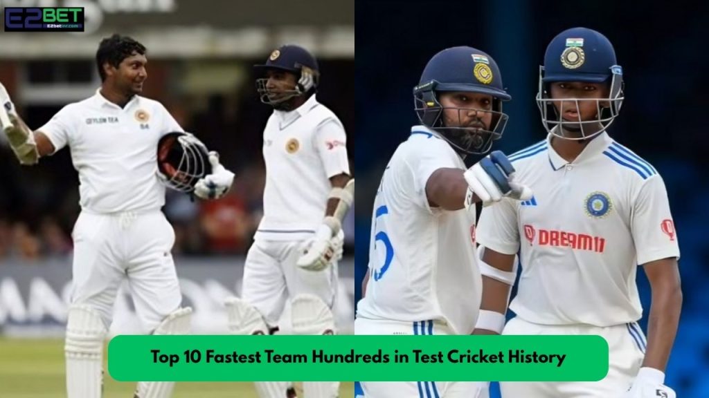 Fastest Team Hundreds in Test Cricket
