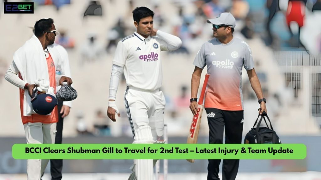 Shubman Gill to Travel for 2nd Test