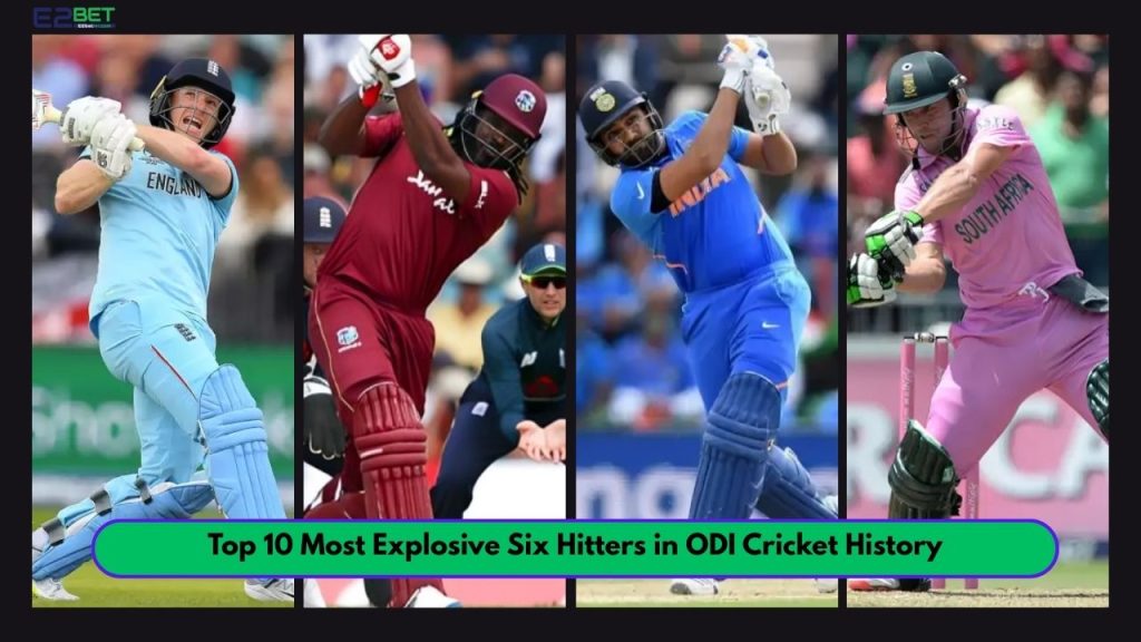 Most Explosive Six Hitters in ODI