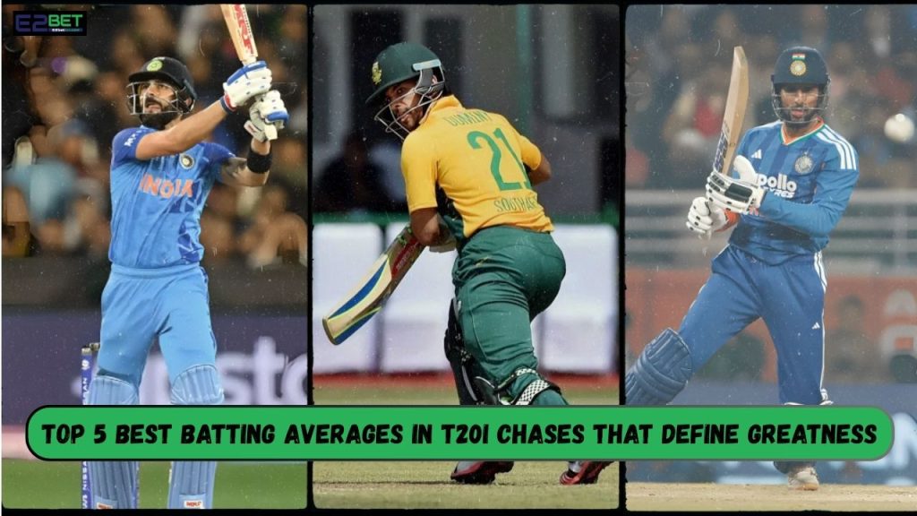 Best Batting Averages in T20I Chases